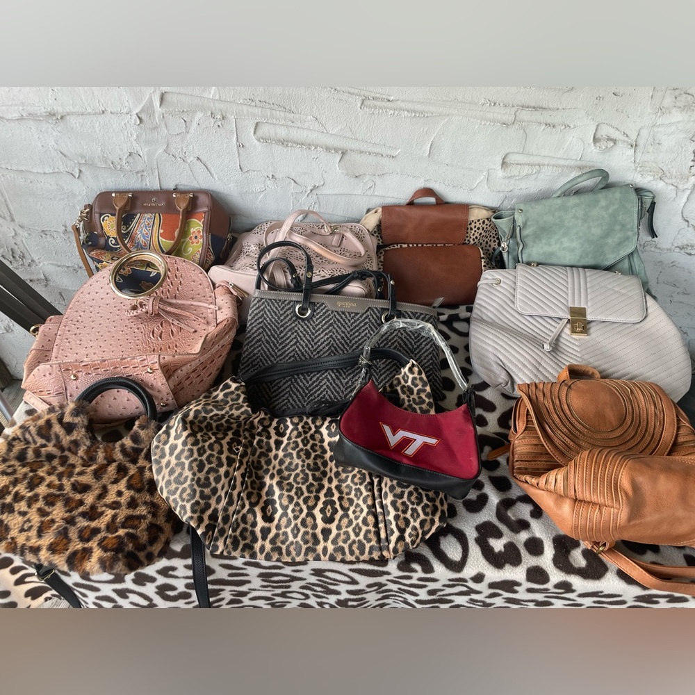 Different Purses Of All Different Sizes, Brands A… - image 1
